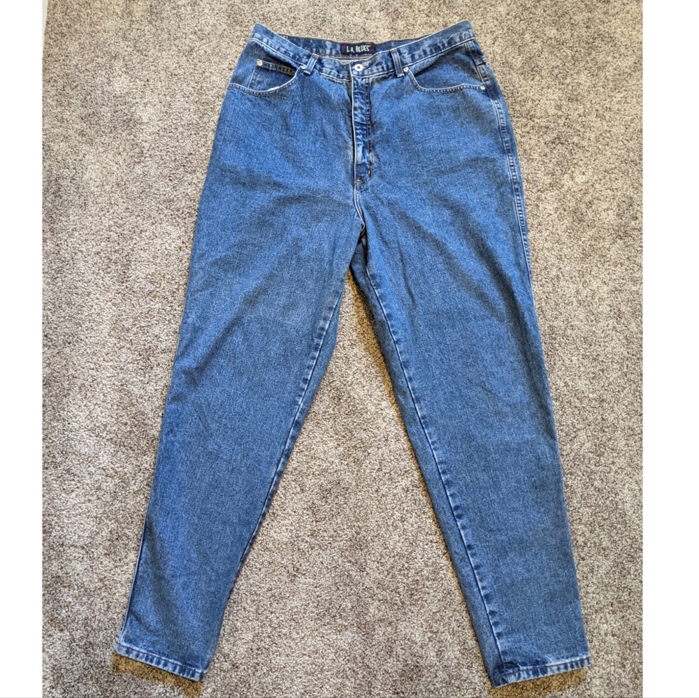 LA Blues High Waisted Straight Leg Jeans Size 18 Long